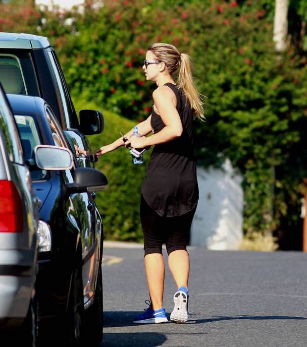 Vogue Williams in her workout gear