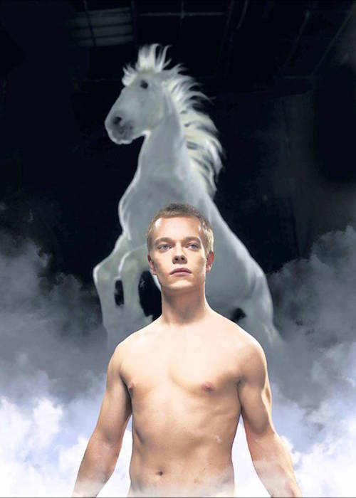 Alfie Allen during Equus play in 2008