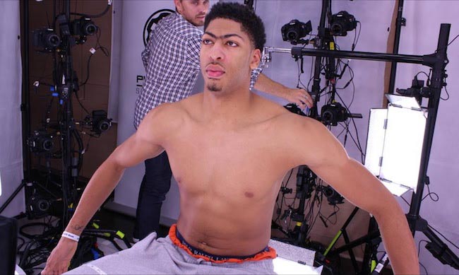 Anthony Davis shirtless body