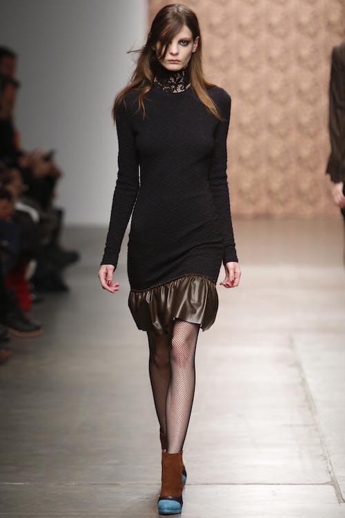 Audrey Nurit during a ramp walk at Fall Winter 2015 Fashion Show