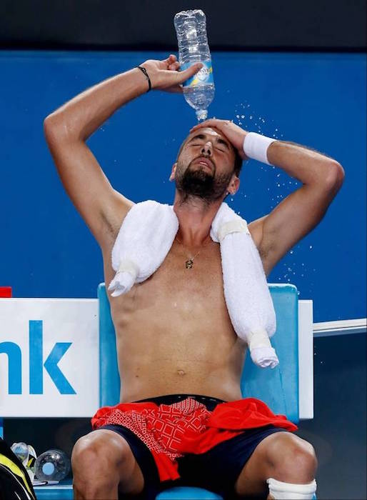 Benoit Paire shirtless body