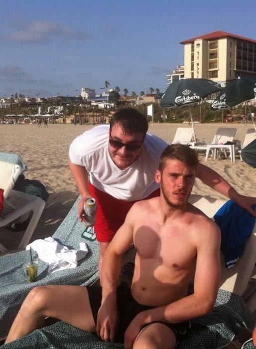 David de Gea during a vacation