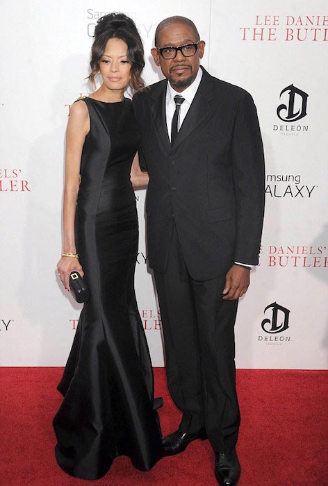 Forest Whitaker and his wife Keisha Whitaker