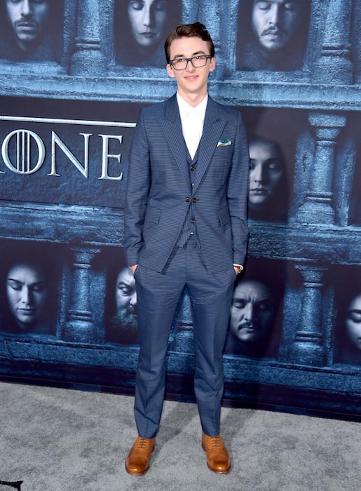 Isaac Hempstead Wright at the premiere of HBO's Game Of Thrones Season 6 April 10, 2016