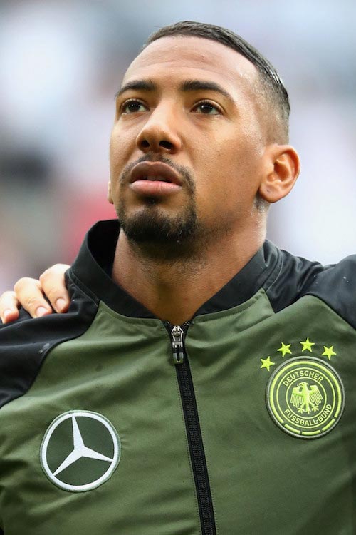 Jerome Boateng prior to a friendly match between Germany and Slovakia on May 29, 2016