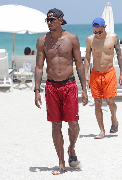 Jerome Boateng shirtless body