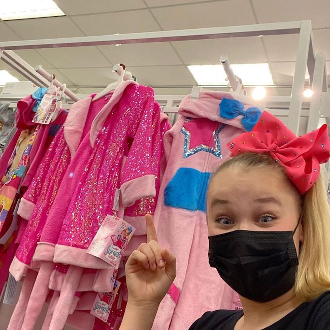 JoJo Siwa showing her collection JoJo’s Slumber Party at Target store in Septmber 2020