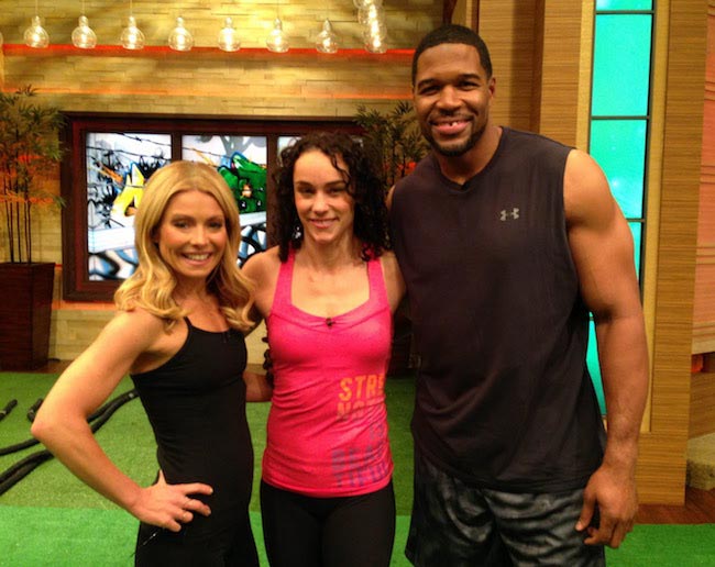 Kelly and Michael's Fitness Challenge - CrossFit Workout - LIVE with Kelly and Michael