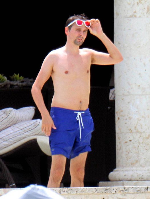 Matthew Bellamy shirtless body