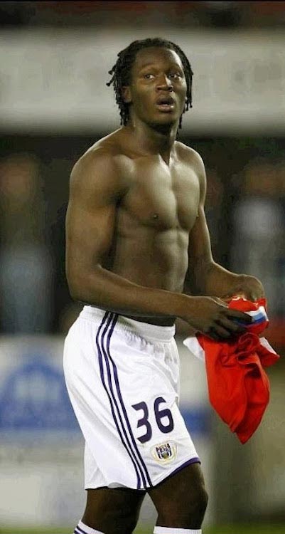 Romelu Lukaku shirtless body