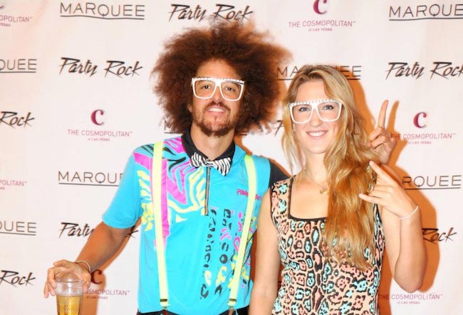 Victoria Azarenka with Stefan Gordy known as Redfoo