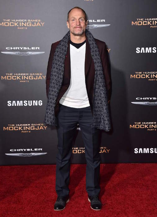 Woody Harrelson at the premiere of Lionsgate's The Hunger Games Mockingjay - Part 2 on November 16, 2015