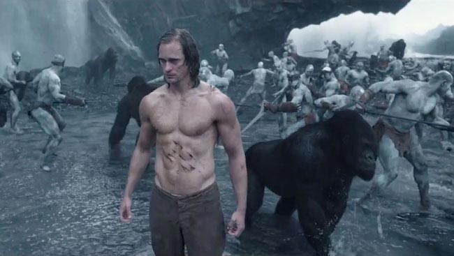 Alexander Skarsgard in a still from "The Legend of Tarzan"