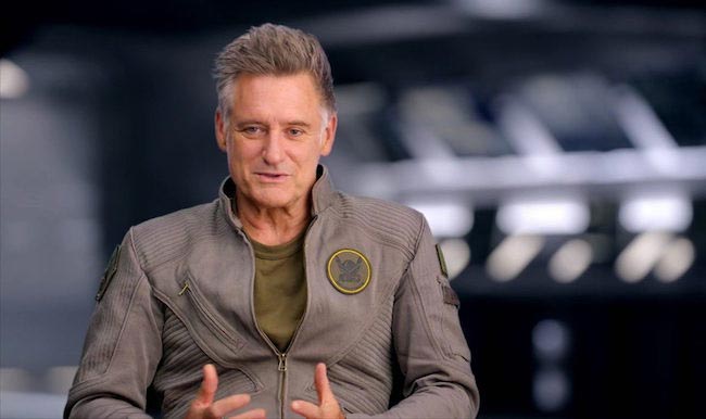 Bill Pullman looks fit in an interview for "Independence Day: Resurgence" in 2016