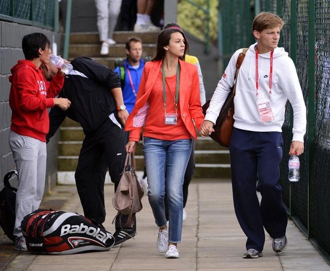 David Goffin and Stephanie Tuccitto