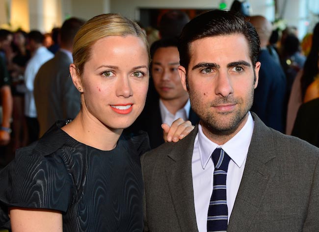 Jason Schwartzman with Brady Cunningham at an event in San Francisco