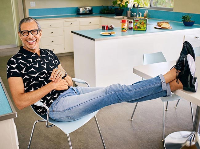 Jeff Goldblum at the 2016 photoshoot for Parade Magazine