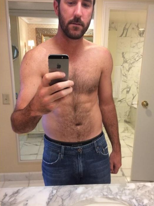 Justin Verlander shirtless body