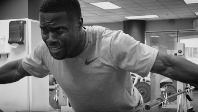 Kevin Hart workout is no joke