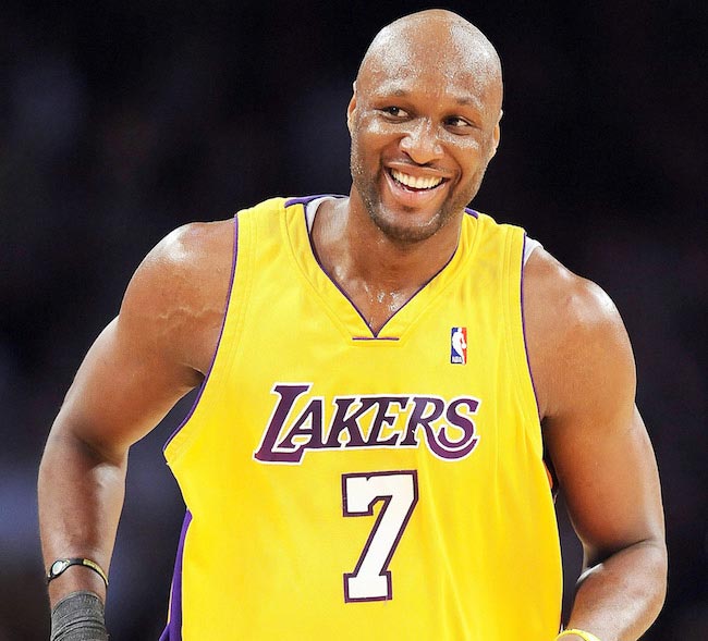 Lamar Odom used to play for the Los Angeles Lakers from 2004 to 2011