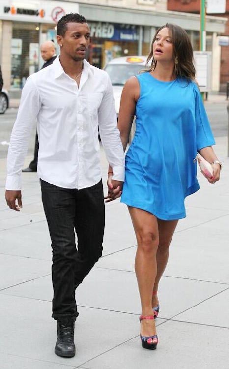 Luis Nani and his girlfriend Daniela Martins