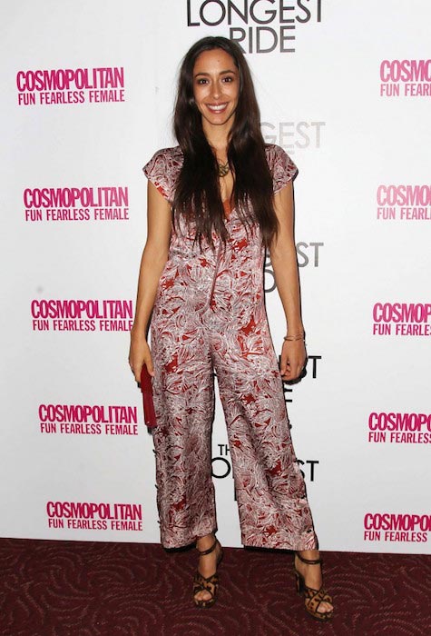 Oona Chaplin at "The Longest Ride" Fan Screening in March 2015