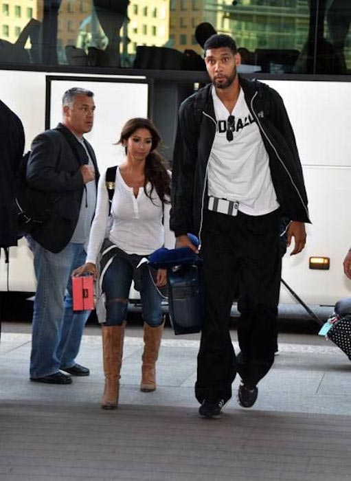 Tim Duncan and Vanessa Macias