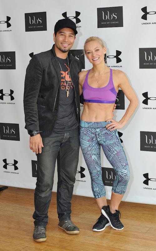 Under Armour ambassador, Simone De La Rue launches her first Body by Simone DVD at her LA Studio