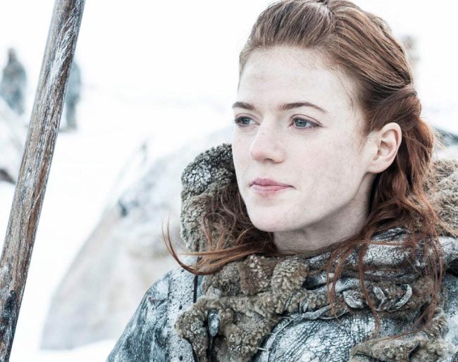 Ygritte played by Rose Leslie