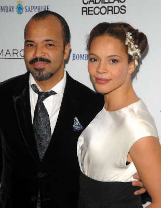 Carmen Ejogo with former husband actor Jeffrey Wright