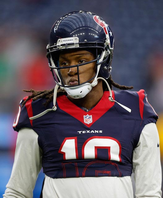 DeAndre Hopkins during a match against Kansas City Chiefs at NRG Stadium on January 9, 2016