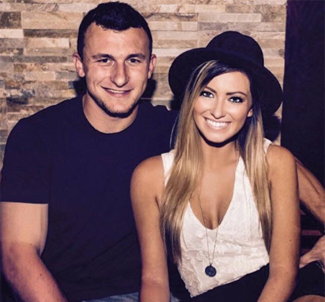 Johnny Manziel and Colleen Crowley
