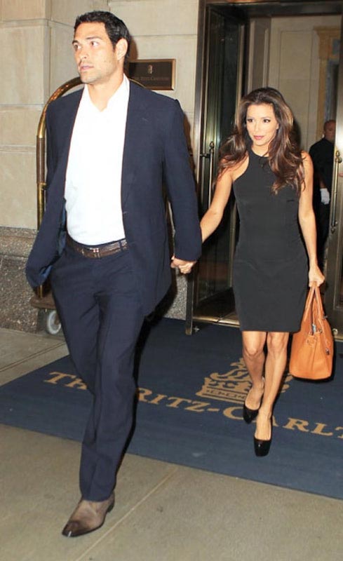 Mark Sanchez with Eva Longoria