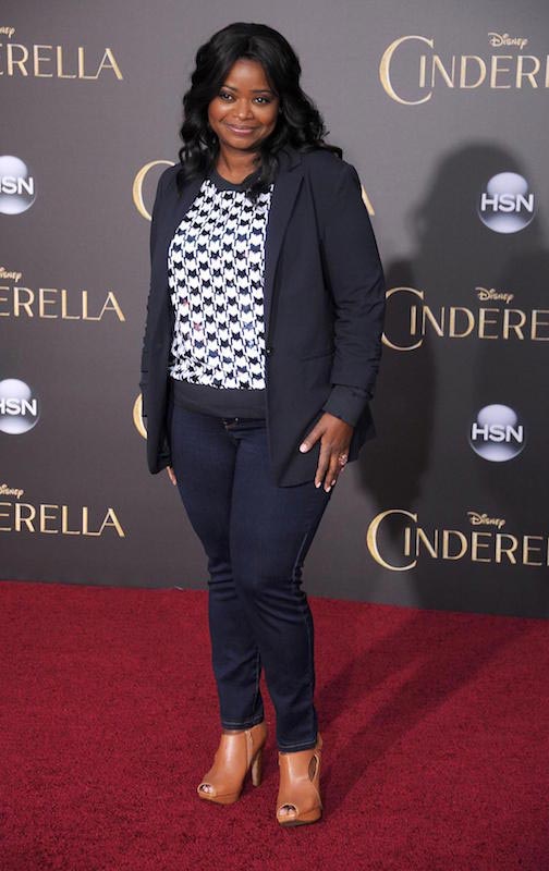 Octavia Spencer during Disney's Cinderella World premiere in 2015