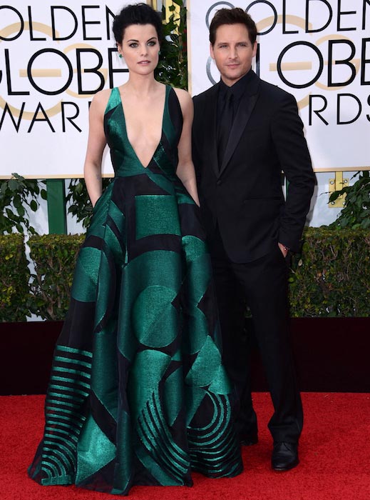 Peter Facinelli and his former fiancee Jaimie Alexander at the Golden Globes After Party on January 10, 2016