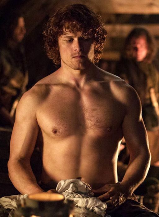 Sam Heughan shirtless body