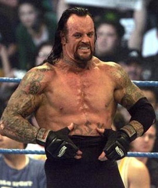 The Undertaker shirtless body