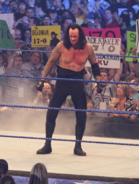 The Undertaker during a wrestling match