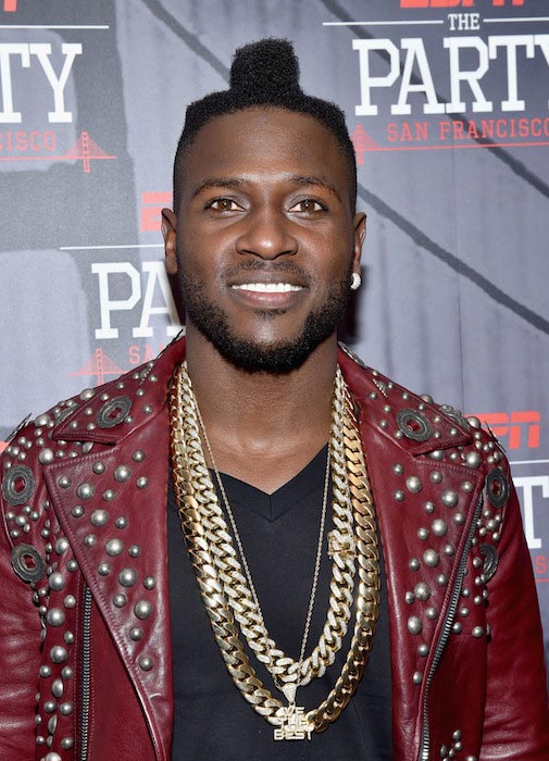 Antonio Brown ESPN Party February 2016 San Francisco