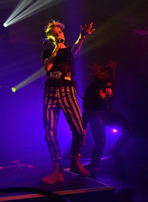 Grimes performs during Hilton Concert Series on July 19, 2016 in Berlin, Germany