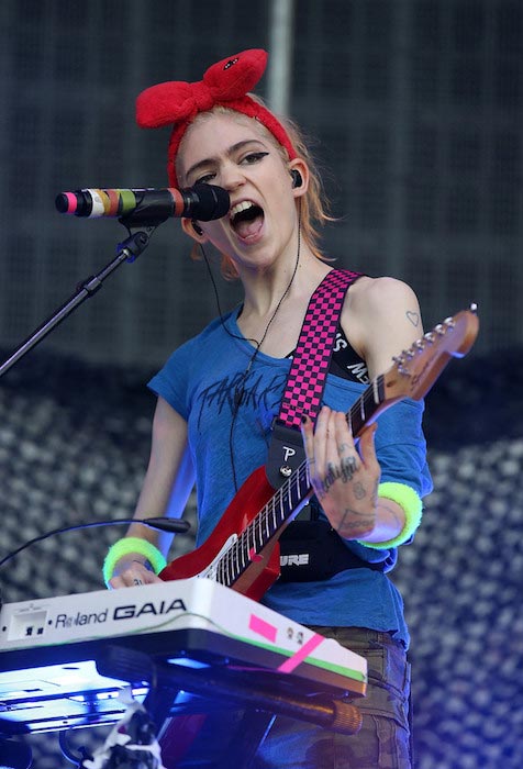 Grimes at St Jerome’s Laneway Festival on February 1, 2016 in Auckland, New Zealand