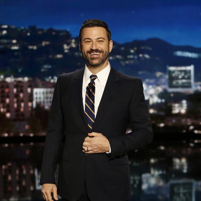 Jimmy Kimmel presenting his show