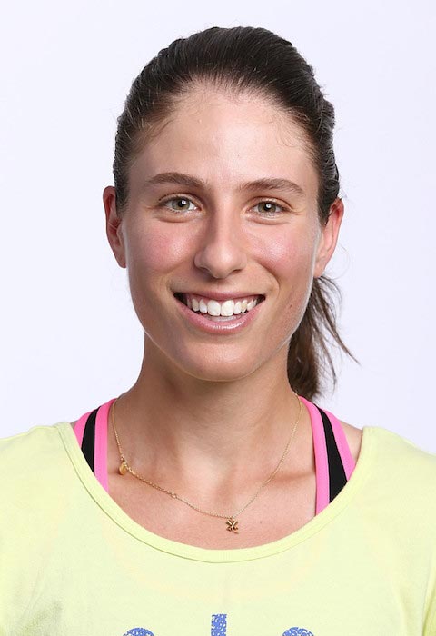 Johanna Konta poses during a photoshoot for WTA Portrait on August 26, 2015