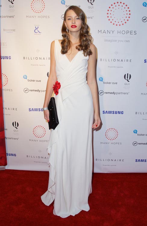 Kristina Romanova at Discover Many Hopes Charity event in June 2013