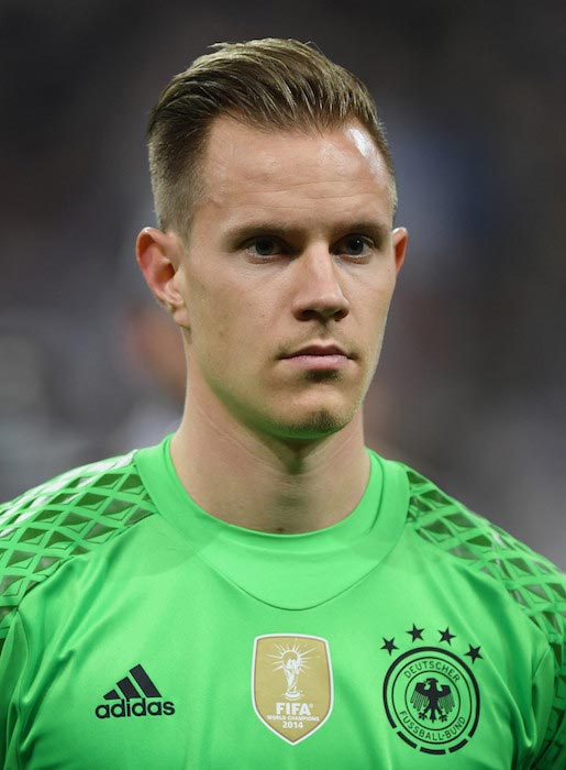 Marc-Andre Ter Stegen before an International Friendly match between Germany and Italy on March 29, 2016