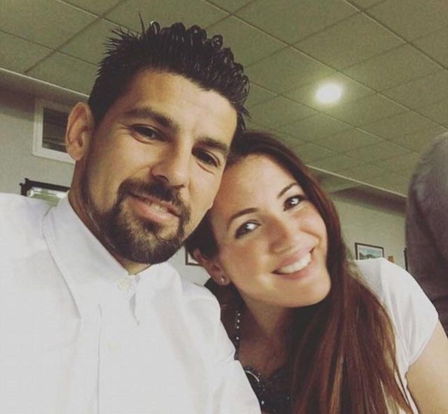 Nolito and his wife Laura Darea