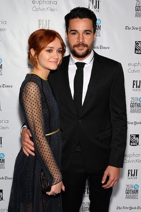 Olivia Cooke with Christopher Abbott during the IFP Gotham Independent Film Awards 2015