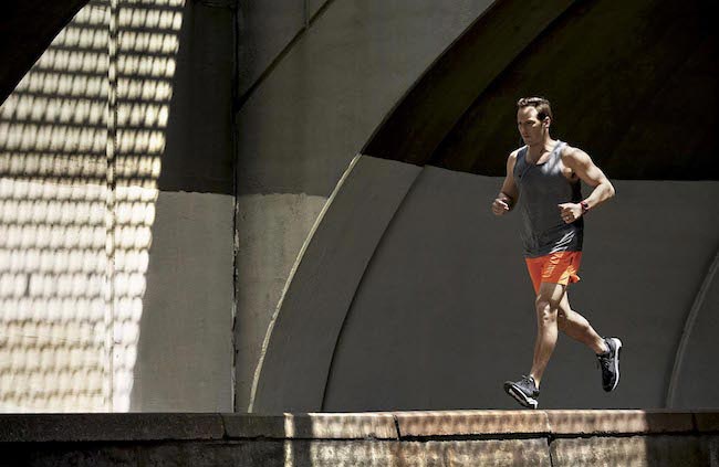 Patrick Wilson runs in his hometown in Upper Montclair New Jersey in June 2016