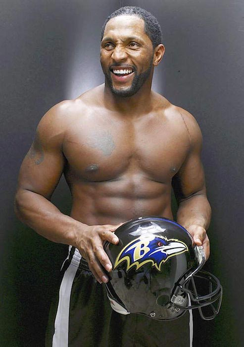 ray lewis lifting weights