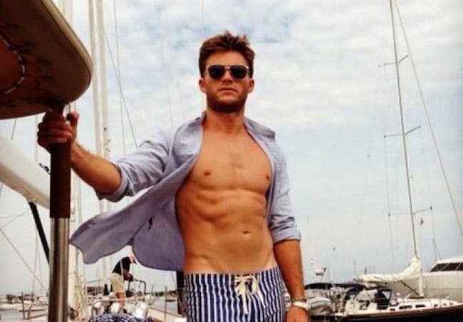 Scott Eastwood taut stomach